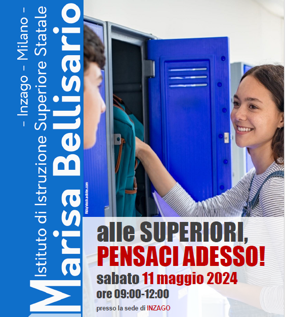 Evento sabato 11 maggio 2024 - Inzago - seconde scuole medie.